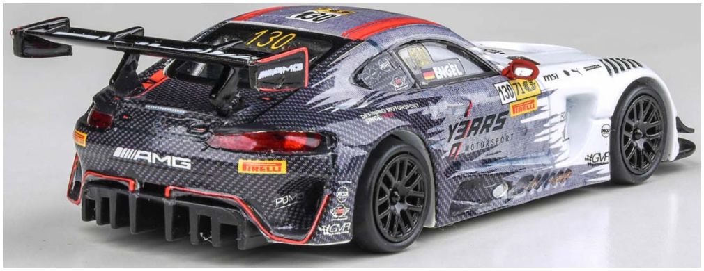 Mercedes AMG GT3 2024 Macau FIA GT World Cup GruppeM Racing #130 P1 (LHD) 1:64 – diecast model (view 2)