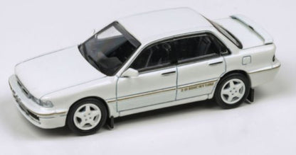 Available to Order – Mitsubishi Galant VR-4 Sophia White (RHD) 1:64 (PAR 65106)