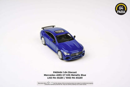 Available to Order – Mercedes AMG GT 63 S Metallic Blue (RHD) 1:64 (PAR 65281)