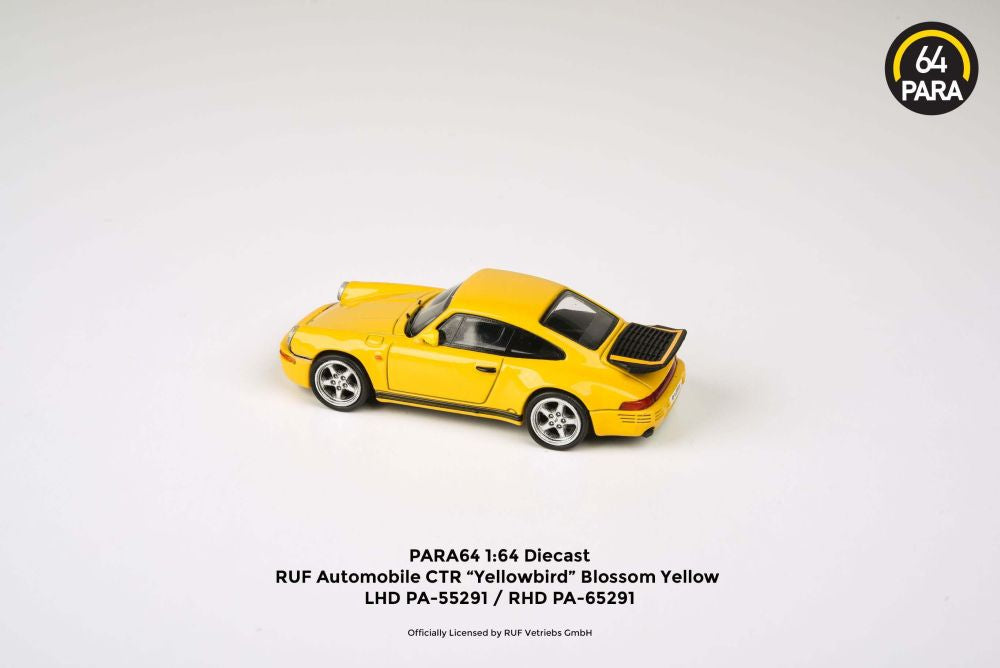Available to Order – RUF CTR Yellowbird 1987 Yellow (RHD) 1:64 (PAR 65291)