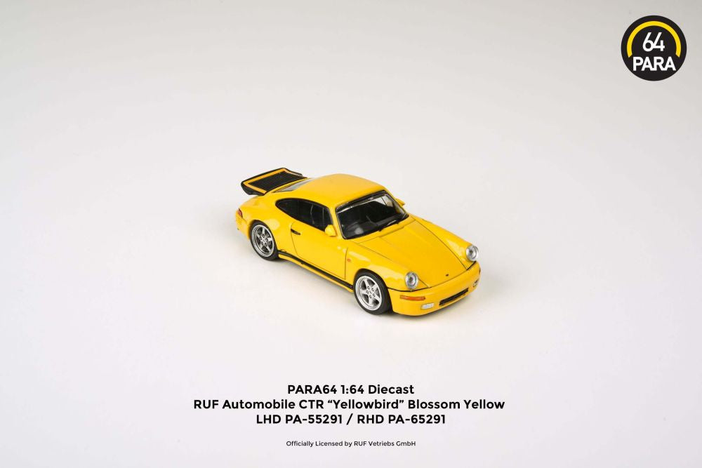 Available to Order – RUF CTR Yellowbird 1987 Yellow (RHD) 1:64 (PAR 65291)