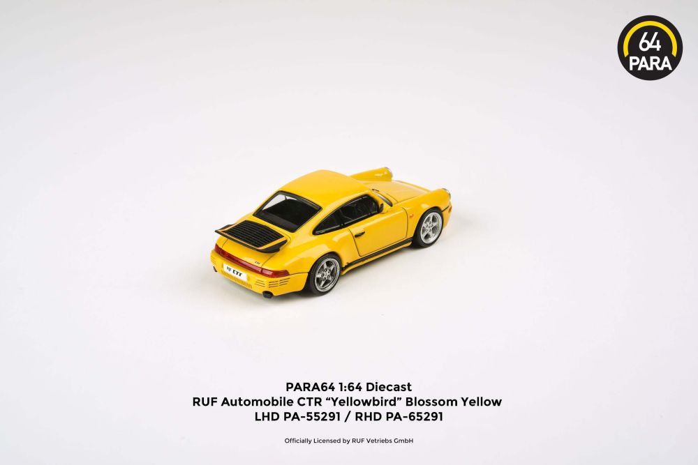 Available to Order – RUF CTR Yellowbird 1987 Yellow (RHD) 1:64 (PAR 65291)