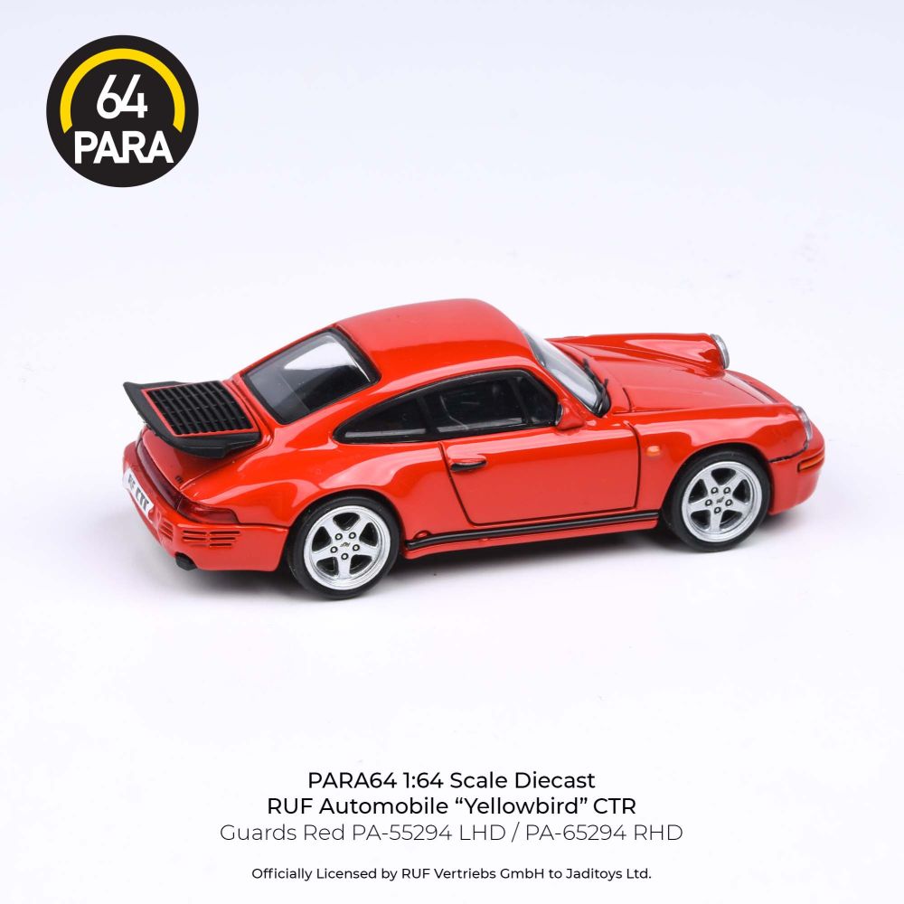 Available to Order – RUF CTR Guards Red 1987 (RHD) 1:64 (PAR 65294)