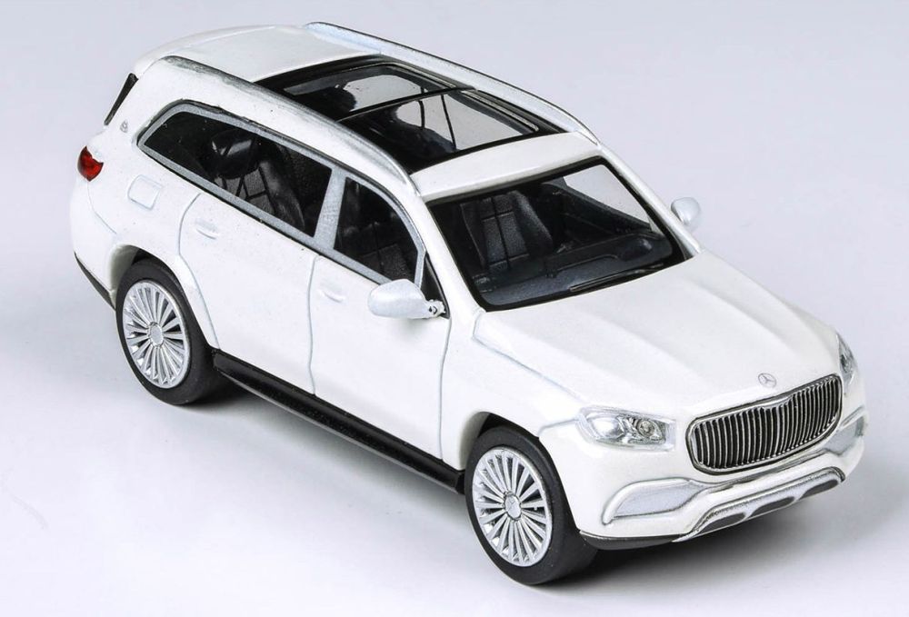 Available to Order – Mercedes Maybach GLS White (RHD) 1:64 (PAR 65302)