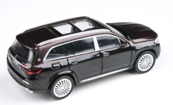 Mercedes Maybach GLS Obsidian Black/Red (RHD) 1:64 – diecast model (view 2)