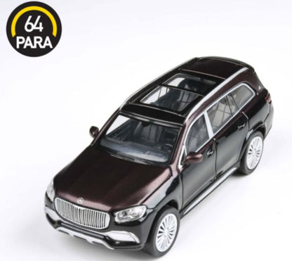 Mercedes Maybach GLS Obsidian Black/Red (RHD) 1:64 – diecast model (view 3)