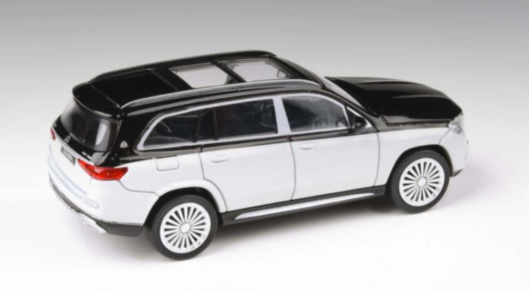 Available to Order – Mercedes Maybach GLS 600 Black over White 2020 (RHD) 1:64 (PAR 65306)