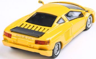 Available To Order – Cizeta-Moroder V16T Super Fly Yellow (Lights Down) 1:64 (PAR 65484)