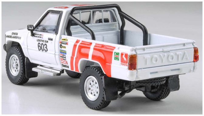 Toyota Hilux 1993 Roof of Africa Toyota Dealer Team (RHD) 1:64 – diecast model (view 2)