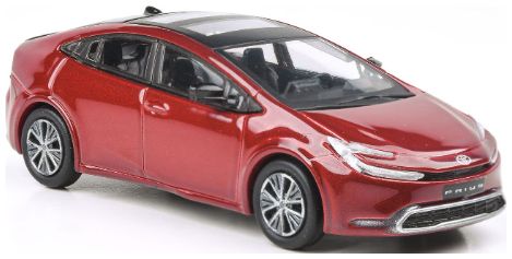 Available to Order – Toyota Prius Supersonic Red 2023 (RHD) 1:64 (PAR 65603)