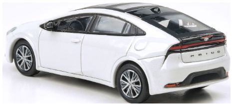 Available to Order – Toyota Prius Wind Chill White 2023 (RHD) 1:64 (PAR 65604)