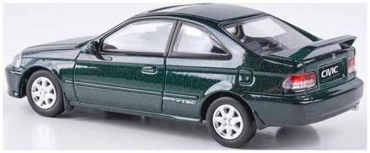 Honda Civic EM1 Clover Green Pearl 1999 (RHD) 1:64 – diecast model (view 2)
