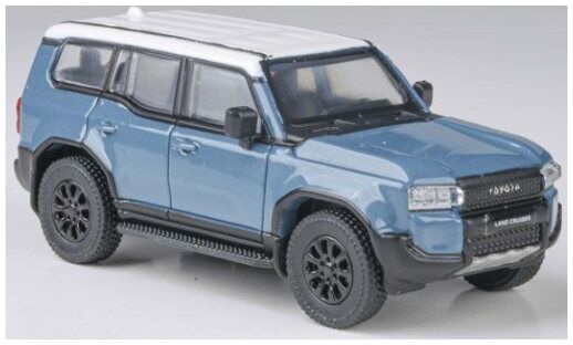 Available to Order – Land Cruiser 250 Prado Heritage Blue 2024 (RHD) 1:64 (PAR 65741)