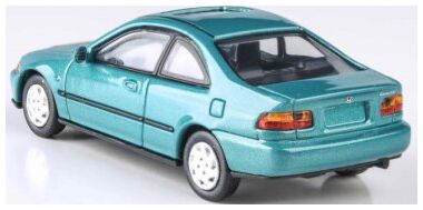 Available to Order – Honda Civic Coupe EJ1 Aztec Green 1995 (RHD) 1:64 (PAR 65762)