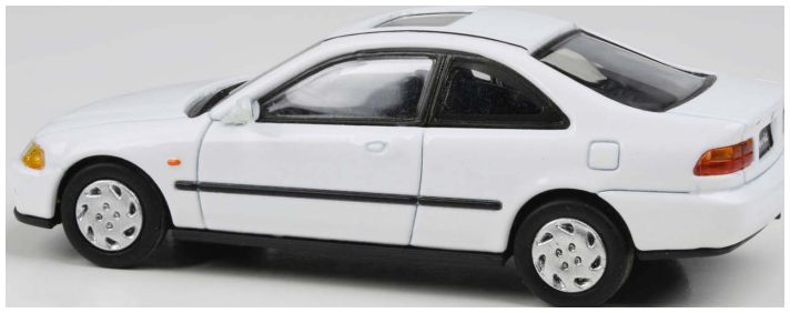 Available to Order – Honda Civic Coupe EJ1 White 1995 (RHD) 1:64 (PAR 65765)