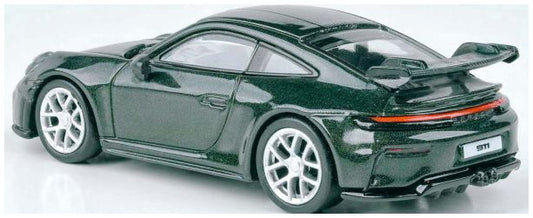 Porsche 911 GT3 (992.2) Oak Green Metallic Neo 2025 (RHD) 1:64 – diecast model (view 2)