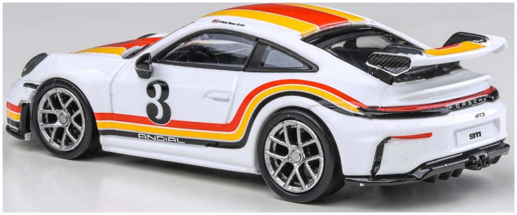 Available to Order – Porsche 911 GT3 (992.2) Andial Livery 2025 (RHD) 1:64 (PAR 65876)