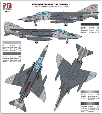 Available To Order – F-4 E/F Phantom II 1:96 PM Models Model (PMM 227)