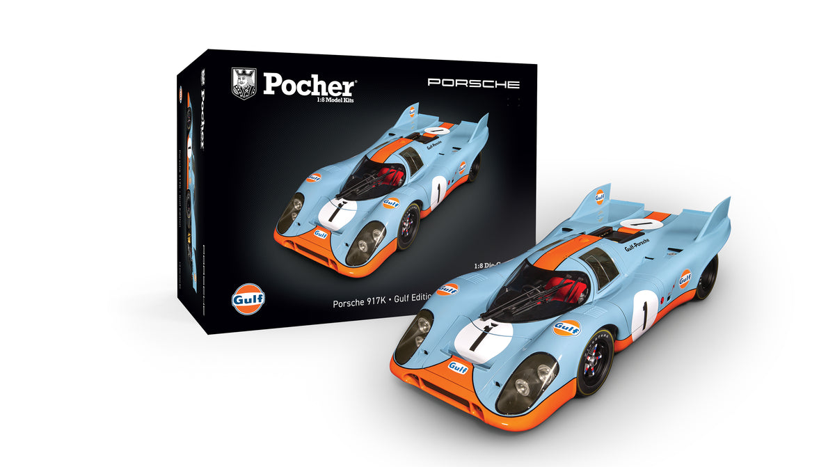Available To Order – Porsche 917K - Gulf Edition th Scale Kit 1:8 Pocher Model (POC HK118)