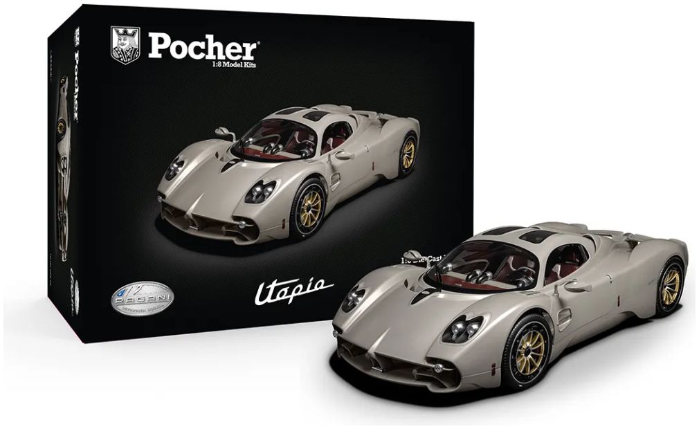 Available To Order – Pagani Utopia Coupe - Rinascimento Lucido th Scale Kit 1:8 Pocher Model (POC HK120)