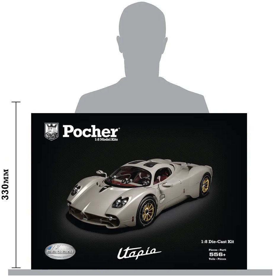 Available To Order – Pagani Utopia Coupe - Rinascimento Lucido th Scale Kit 1:8 Pocher Model (POC HK120)