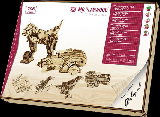 Available to Order – Transformer 'Dinocar' (206pcs) (290x112x163) & (148x112x84) (PWD 10016)