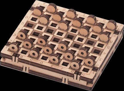 Available To Order – Checkers (Game) (30 Pieces) (72x72x18mm) (PWD 10025)