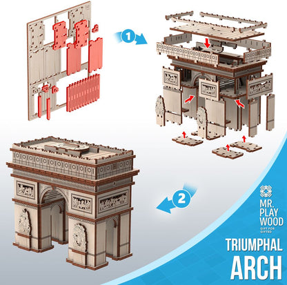 Available To Order – Arc de Triomphe - 96Pcs (PWD 10408)