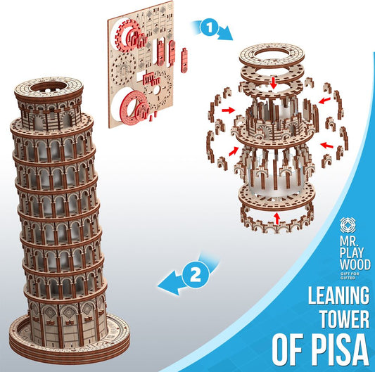 Available to Order – Leaning Tower of Pisa - 379Pcs (PWD 10410)