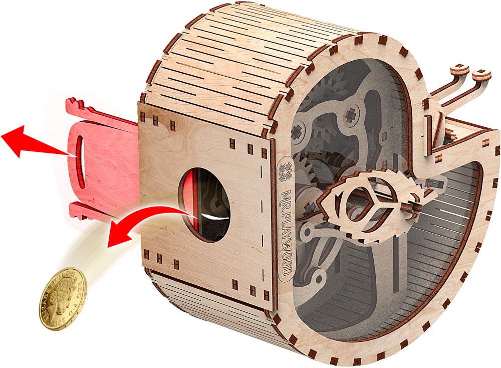 Available to Order – Snail - moneybox "S" - 81Pcs (PWD 10602)