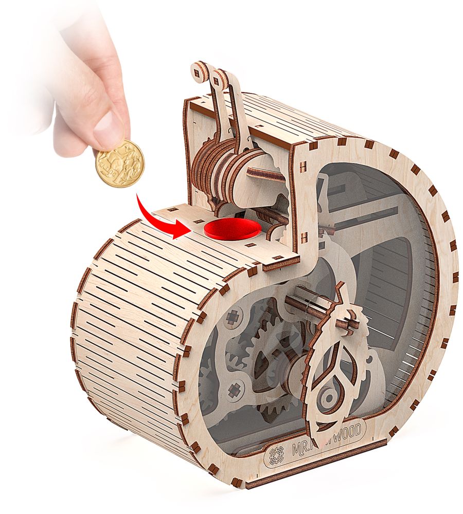 Available to Order – Snail - moneybox "S" - 81Pcs (PWD 10602)
