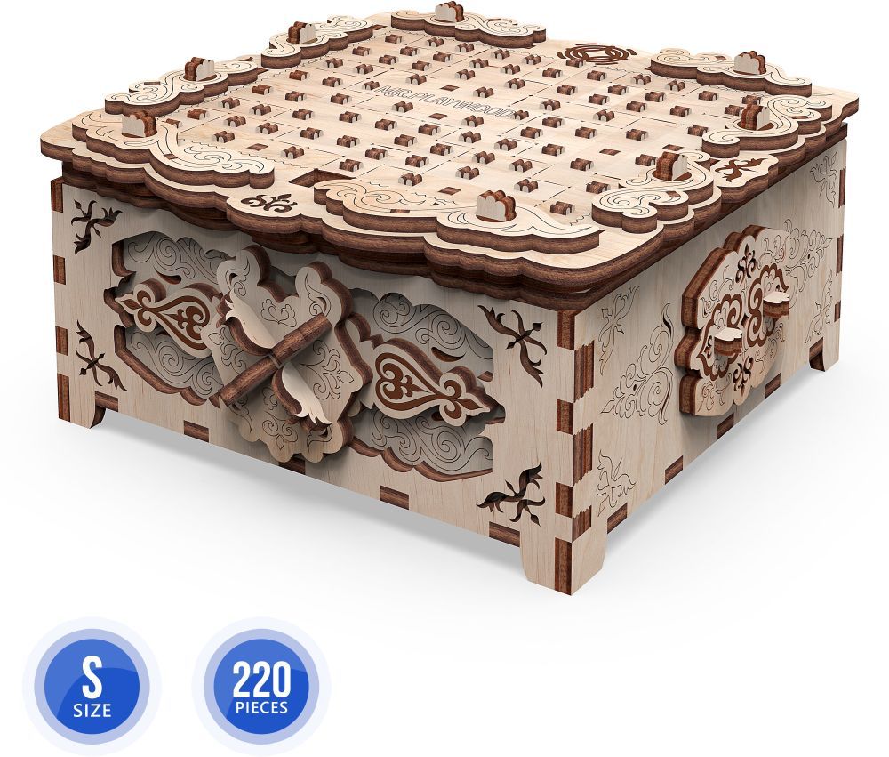 Available To Order – Casket "Floral Fantasy" - 220Pcs Puzzle Box (PWD 10607)