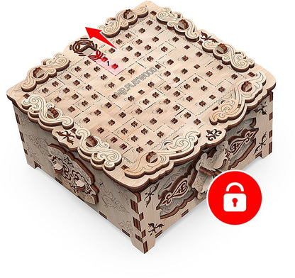 Available To Order – Casket "Floral Fantasy" - 220Pcs Puzzle Box (PWD 10607)