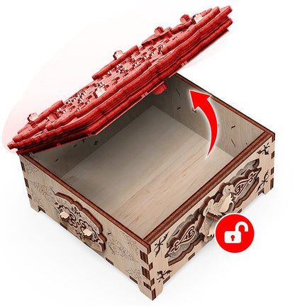 Available To Order – Casket "Floral Fantasy" - 220Pcs Puzzle Box (PWD 10607)
