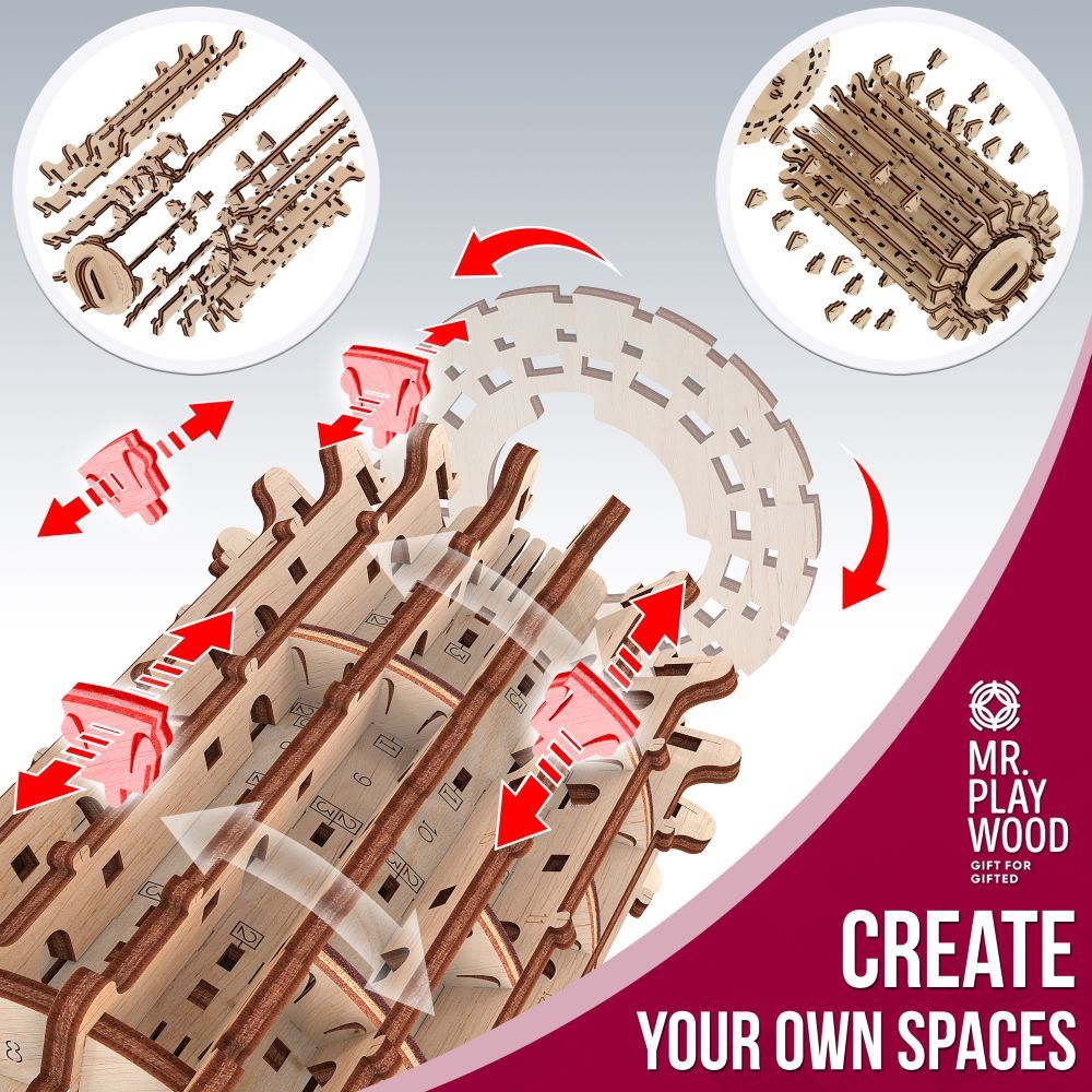 Available to Order – Labyrinth "Scroll & hole" - 100Pcs Puzzle Box (PWD 10701)