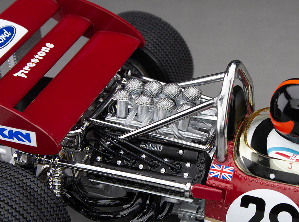 Available to Order – Lotus 49C #28 E.Fittipaldi 1970 British GP (Limited Edition 999pcs) 1:18 (QUA 18221)