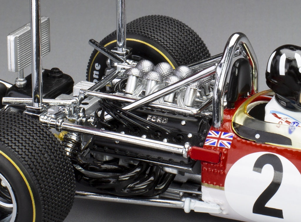 Available To Order – Lotus 49B #2 Jochen Rindt 1969 South African GP F1 (Limited Edition 999pcs) 1:18 Quartzo Model (QUA 18224)