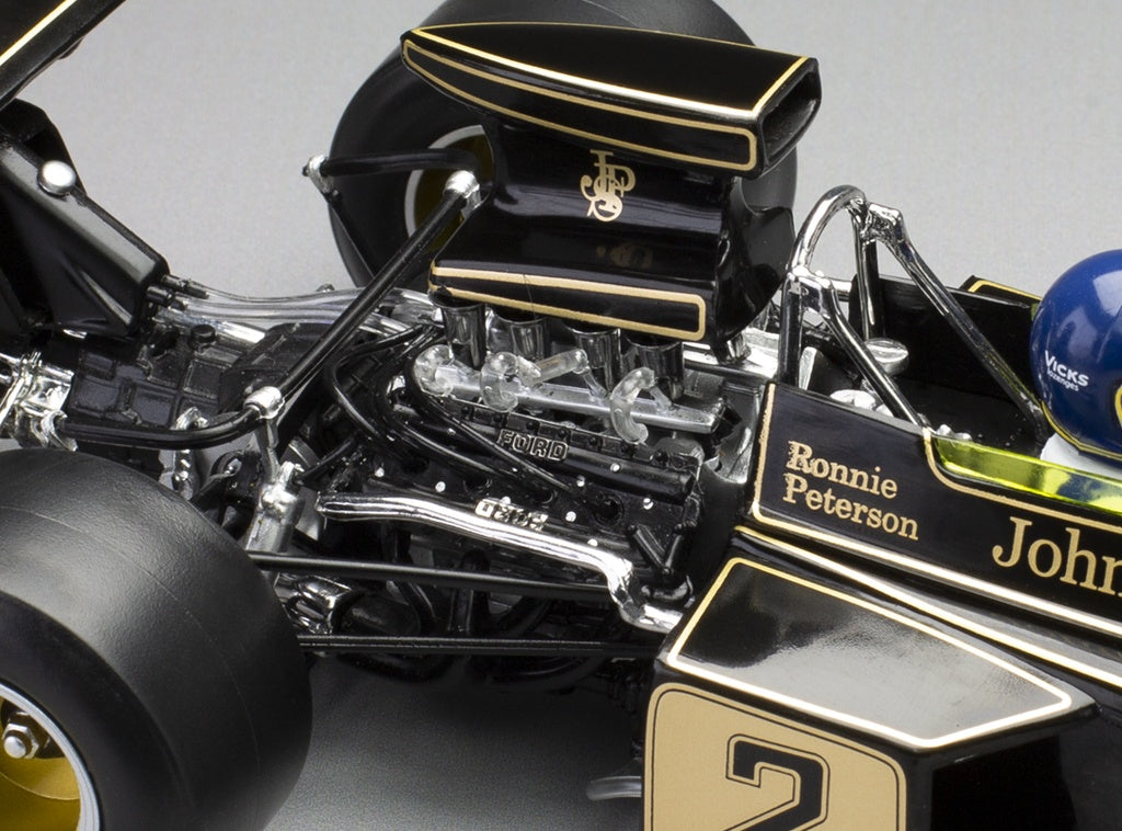 Available To Order – Lotus 72E #2 Ronnie Peterson 1973 Monaco GP 3rd (Limited Edition 999pcs) 1:18 Quartzo Model (QUA 18293)