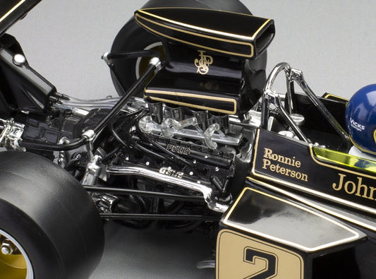Lotus 72E #2 Ronnie Peterson 1973 Monaco GP 3rd (Limited Edition 999pcs) 1:18 Quartzo Model (view 2)