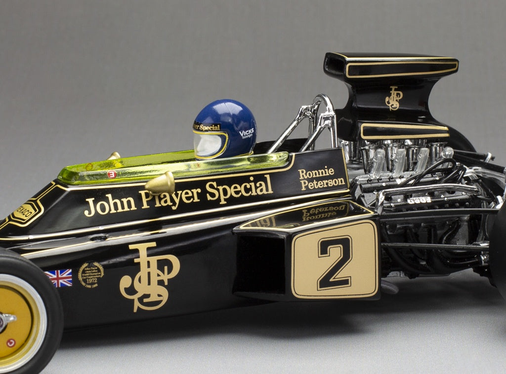 Available To Order – Lotus 72E #2 Ronnie Peterson 1973 Monaco GP 3rd (Limited Edition 999pcs) 1:18 Quartzo Model (QUA 18293)