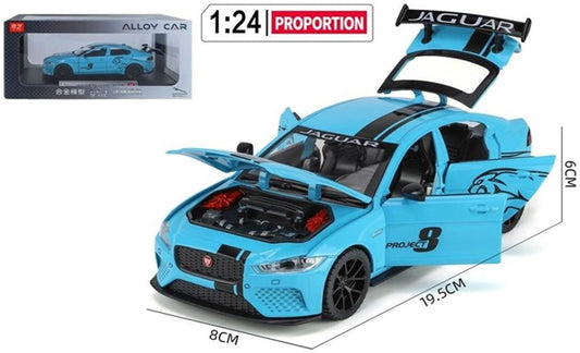 Available to Order – Jaguar XE SV Project 8 Orange Opening Parts/Light and Sound -1:24 Q2003A 1:24 (QXT 2401015O)