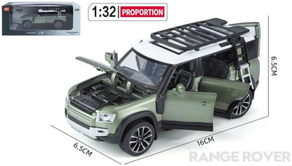 Available to Order – Land Rover Defender 110 White Opening Parts/Light and Sound -1:32 Q3002A 1:32 (QXT 2401017W)