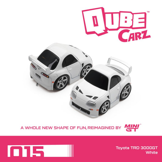 Pre-Order – Qubecarz Toyota TRD 3000GT White Blister Packaging QZ00615-BL Stocks Due Nov / Dec 2026 1:64 Mini GT Diecast Model Stocks Due Nov / Dec 2026