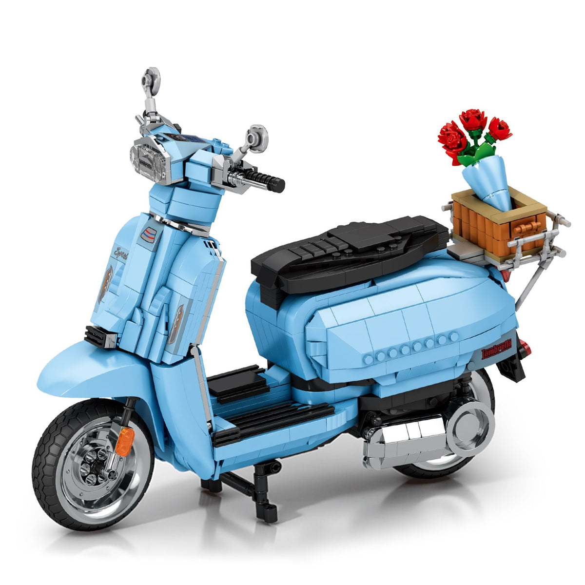 Available To Order – Lambretta V200 Scooter Blue (1169pcs) 32.7 CM Reobrix Model (REO 11037)