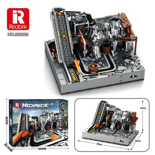 Mining Machine Remote Control (3,338pcs) 39 CM Reobrix Model (view 2)