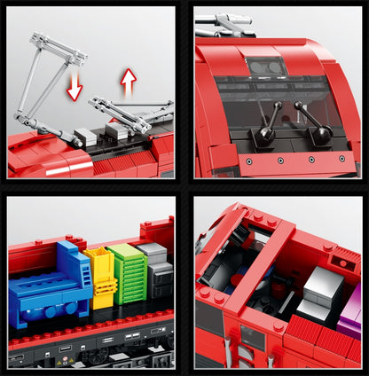 Available To Order – Taurus European Electric Passenger Trains (1,939pcs) 51 CM Reobrix Model (REO 66020A)