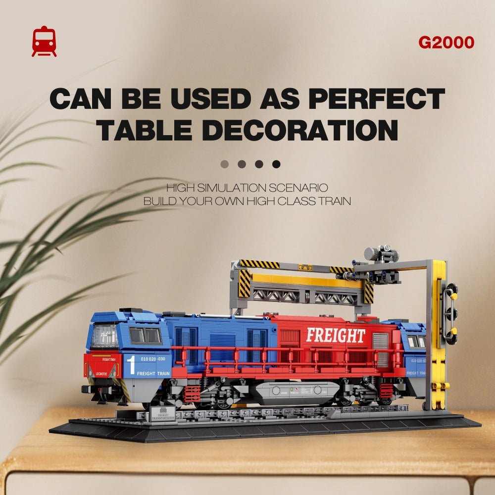 Available To Order – G2000 European Freight Train (1,980pcs) 51 CM Reobrix Model (REO 66021A)