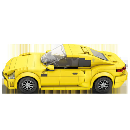 Available To Order – Maserati Granturismo Yellow (384pcs) 1:24 Reobrix Model (REO 823)