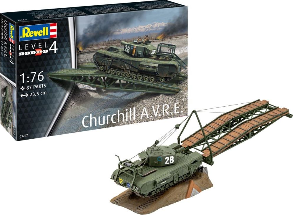Available to Order – Churchill A.V.R.E 1:76 (REV 03297)