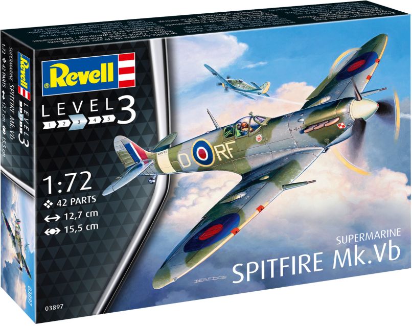 Available to Order – Supermarine Spitfire Mk.Vb 1:72 (REV 03897)